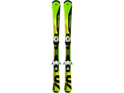 TECNOPRO Kinder Skier "Pulse Team 70 ET" inklusive Bindung "ETC45/ETL75" Gelb