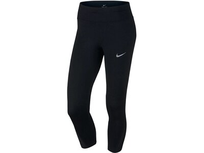 NIKE Damen Lauftights Power Running Crop Schwarz