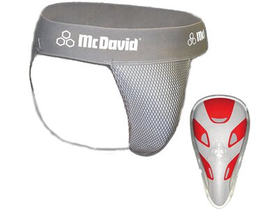 MCDAVID Herren Suspensorium HEXMESH mit Flex-Cup Ultralite Schwarz