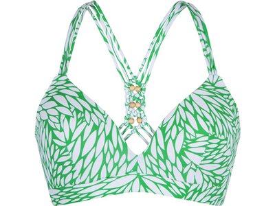 LINGADORE Damen Bikinioberteil Triangel Bikini Grün