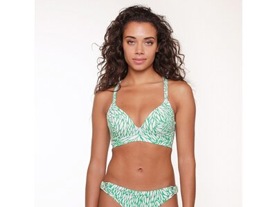 LINGADORE Damen Bikinioberteil Triangel Bikini Grün