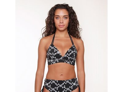 LINGADORE Damen Bikinioberteil Triangel Bikini Schwarz