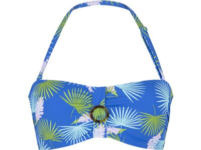 LINGADORE Damen Bikinioberteil Bandeau Bikini Blau