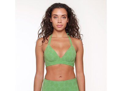 LINGADORE Damen Bikinioberteil Triangel Bikini Grün
