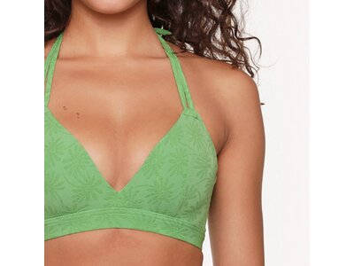 LINGADORE Damen Bikinioberteil Triangel Bikini Grün