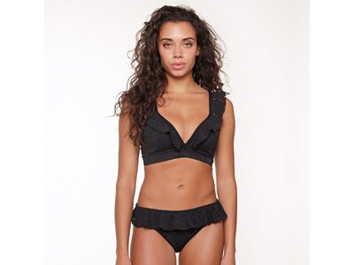 LINGADORE Damen Bikinioberteil Triangel Bikini Schwarz
