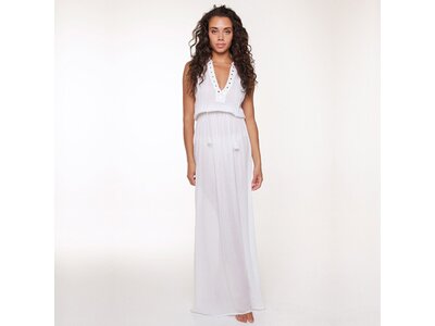 LINGADORE Damen Kleid Badekleid Weiß