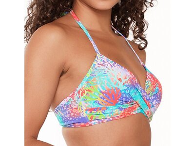 LINGADORE Damen Bikinioberteil Triangel Bikini Bunt