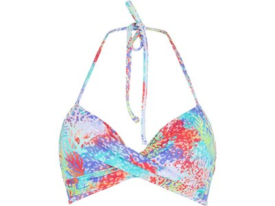 LINGADORE Damen Bikinioberteil Triangel Bikini Bunt