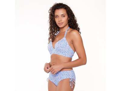 LINGADORE Damen Bikinioberteil Triangel Bikini Blau