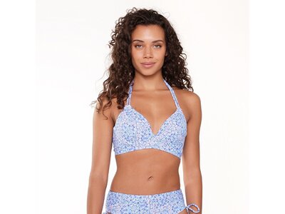 LINGADORE Damen Bikinioberteil Triangel Bikini Blau