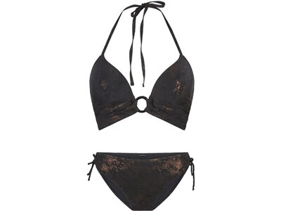 LINGADORE Damen Bikini Triangle padded bikiniset Schwarz