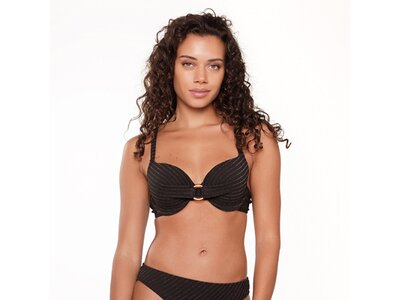 LINGADORE Damen Bikinioberteil Form Bikini Schwarz