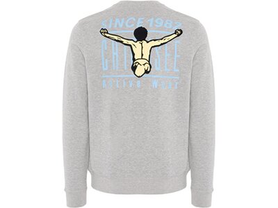 CHIEMSEE Sweatshirt im coolen Retro Design Grau