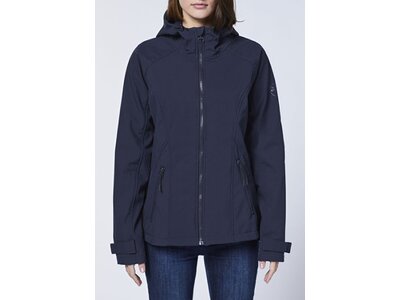 CHIEMSEE Funktionsjacke aus leichtem Softshellmaterial Blau