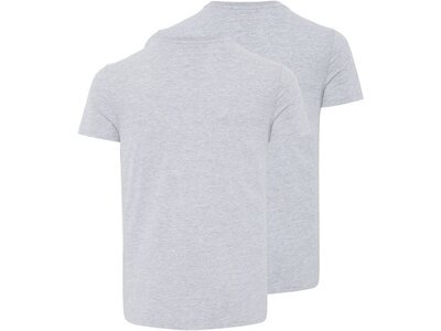 CHIEMSEE T-Shirt Doppelpack mit kleinem CHIEMSEE Logo Grau