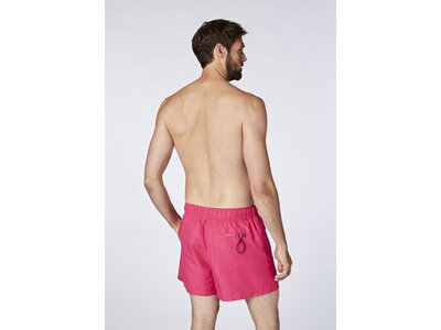 CHIEMSEE Badehose mit CHIEMSEE Print am linken Bein Pink