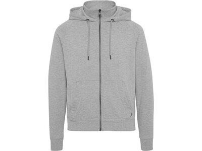 CHIEMSEE Sweatjacke mit CHIEMSEE Rückenprint Silber