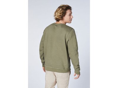 CHIEMSEE Sweatshirt in klassischer Passform Braun