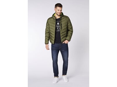 CHIEMSEE Jacke mit leicht glänzender Optik Braun