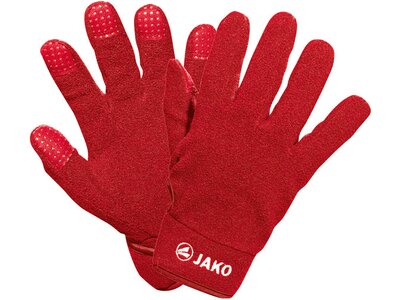 JAKO Unisex Feldspielerhandschuhe Fleece Rot