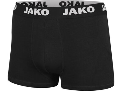 JAKO Herren Boxershort Basic 2er Pack Schwarz