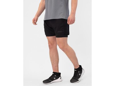 JAKO Herren Tight 2-in-1 Short Power Schwarz