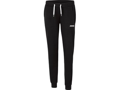 JAKO Damen Sporthose Jogginghose Base mit Bündchen Damen Schwarz