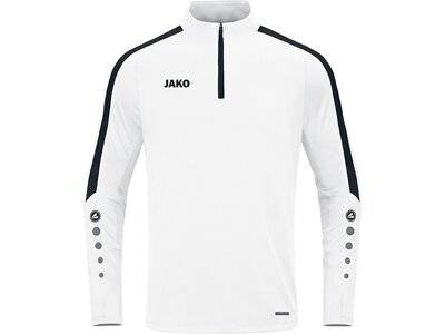 JAKO Kinder Pullover Ziptop Power Weiß
