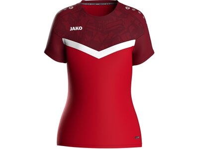 JAKO Damen Shirt T-Shirt Iconic Rot