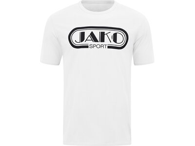 JAKO Herren Shirt T-Shirt Retro Weiß