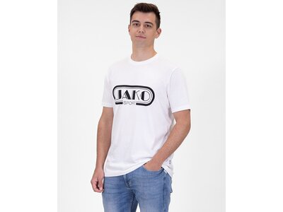 JAKO Herren Shirt T-Shirt Retro Weiß