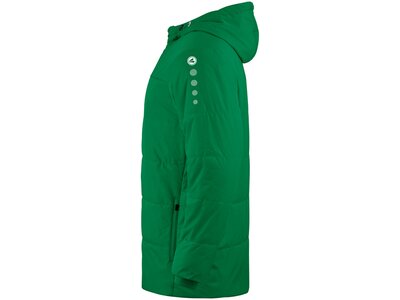 JAKO Kinder Jacke Coachjacke Team mit Kapuze Grün