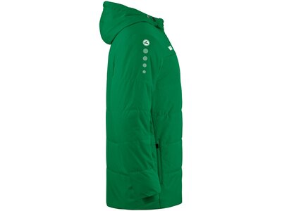 JAKO Kinder Jacke Coachjacke Team mit Kapuze Grün