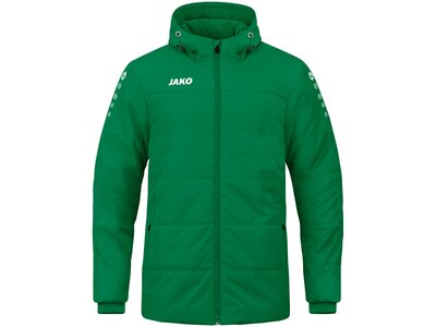 JAKO Kinder Jacke Coachjacke Team mit Kapuze Grün
