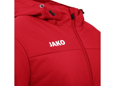 JAKO Herren Jacke Coachjacke Team mit Kapuze Rot
