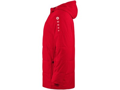 JAKO Herren Jacke Coachjacke Team mit Kapuze Rot