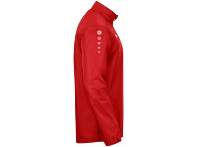JAKO Herren Regenjacke Rainzip Team Rot
