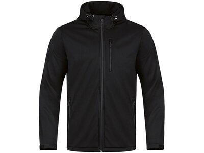 JAKO Herren Jacke Softshelljacke Premium Schwarz