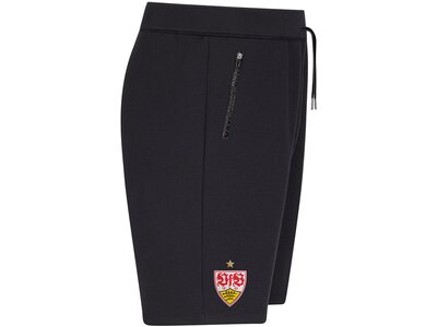 JAKO Herren Fanhose VfB Short Pro Casual Schwarz