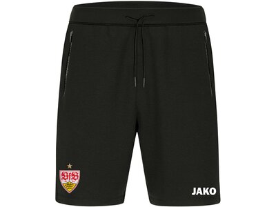 JAKO Herren Fanhose VfB Short Pro Casual Schwarz