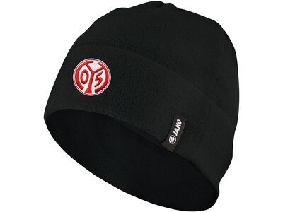 JAKO Kinder Fan-Kopfbedeckung Mainz 05 Fleecemütze Schwarz