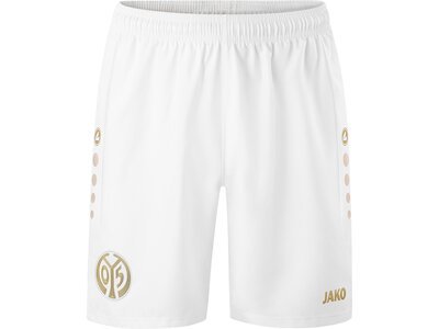JAKO Herren Fanhose Mainz 05 Short Ausweich Weiß