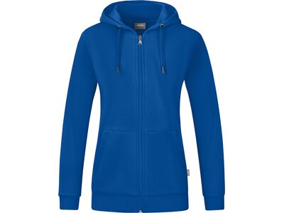 JAKO Damen Funktionsjacke Kapuzenjacke Organic Blau