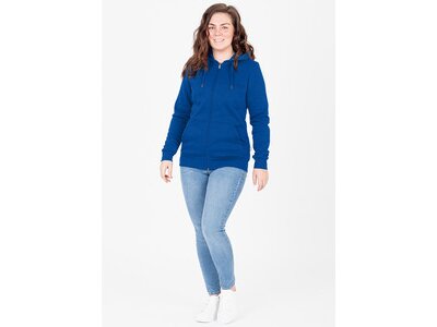 JAKO Damen Funktionsjacke Kapuzenjacke Organic Blau