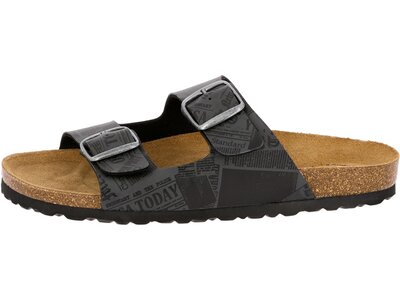 LICO Herren Pantolette Bioline Print Grau