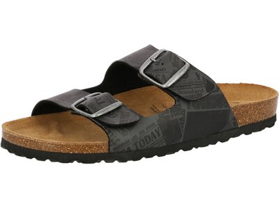 LICO Herren Pantolette Bioline Print Grau