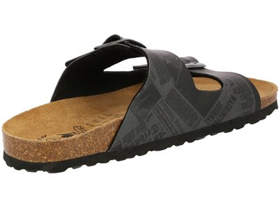 LICO Herren Pantolette Bioline Print Grau