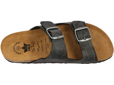 LICO Herren Pantolette Bioline Print Grau