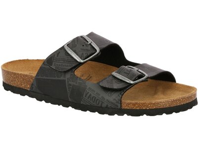LICO Herren Pantolette Bioline Print Grau